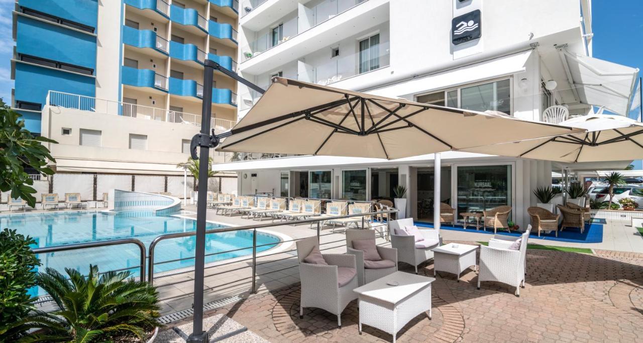 Hotel Kursaal - Fronte Mare Con Piscina Riccione Esterno foto